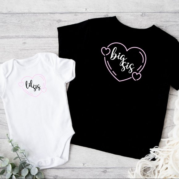 Personalized Lil Sis Infant Bodysuit - Picture 2 of 4